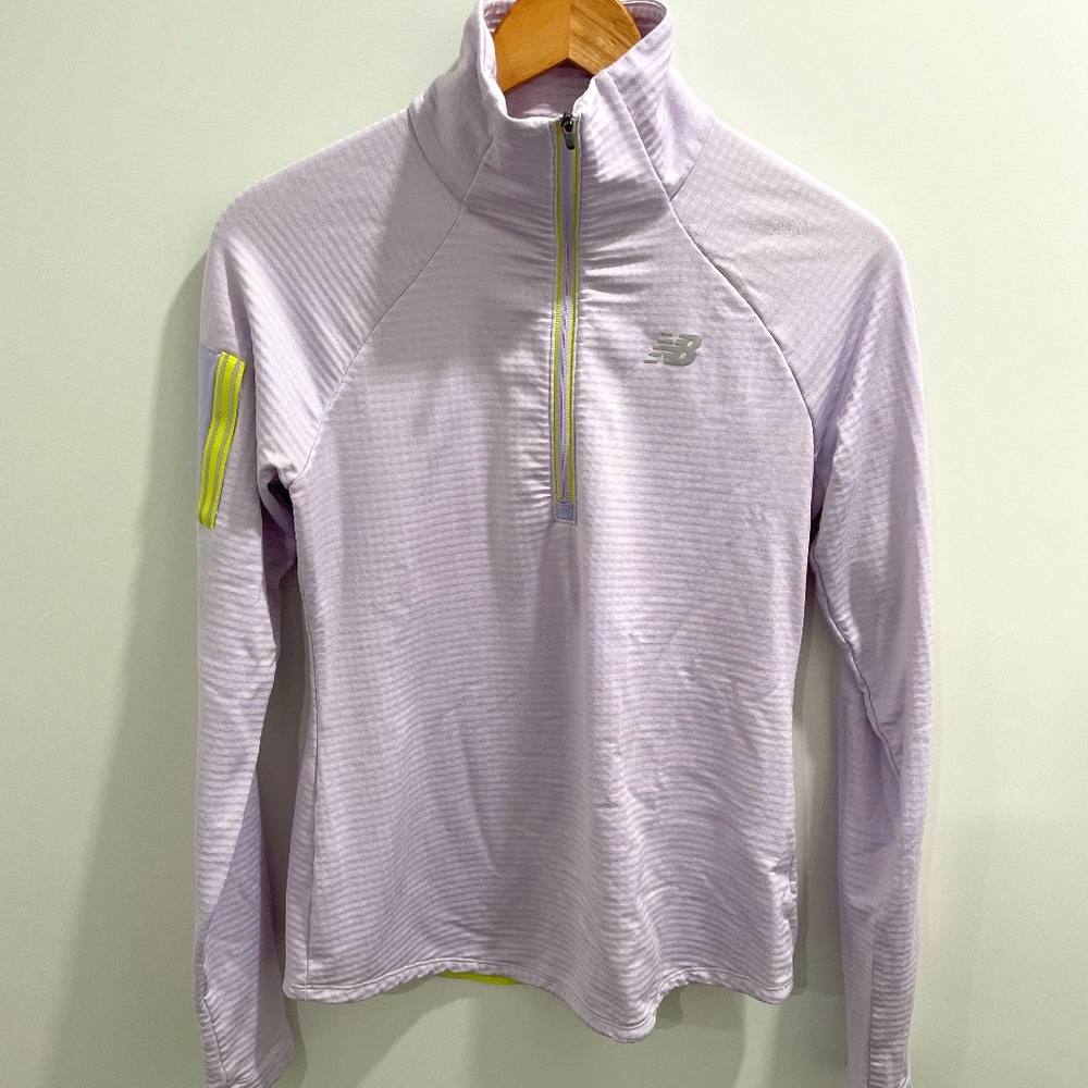 New Balance Women’s Heat Grid Half Zip Pullover Purple size Small